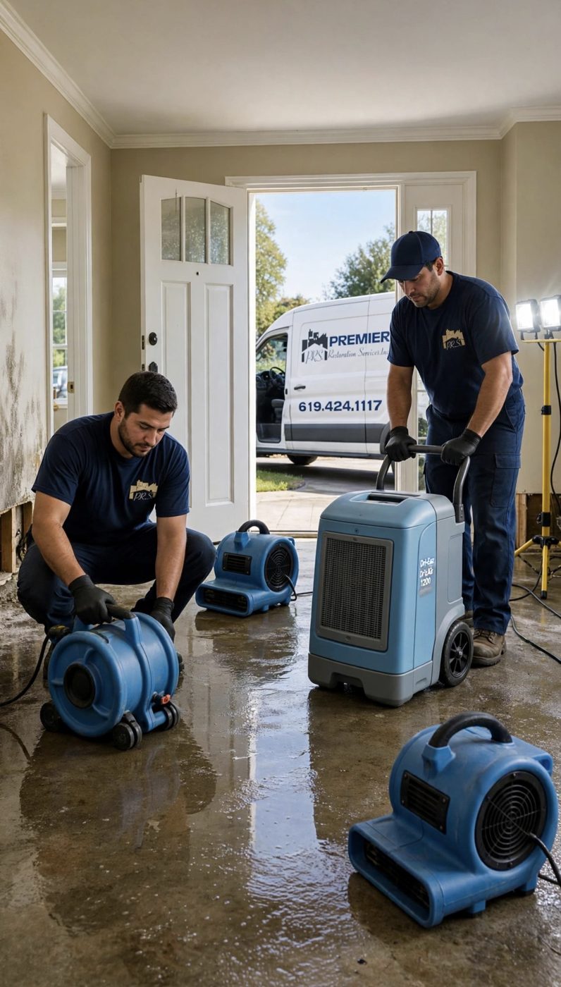 Fire damage restoration