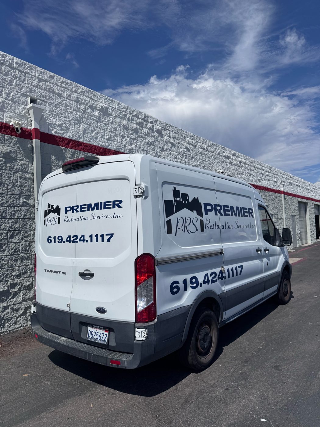 Premier Restoration Services van